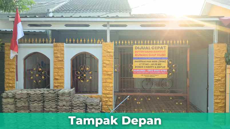 dijual rumah komplek villa setia mekar