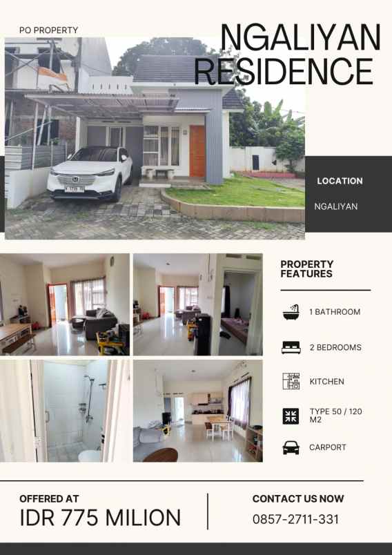 dijual rumah ngaliyan residence