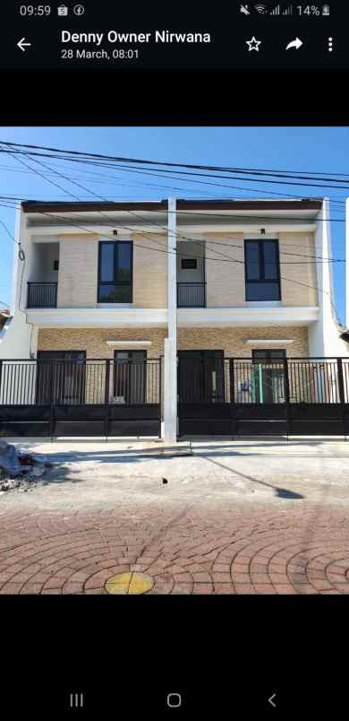 dijual rumah nirwana eksekutif