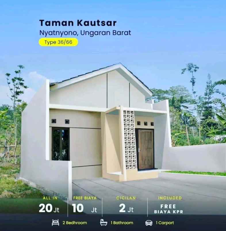 dijual rumah nyatnyono