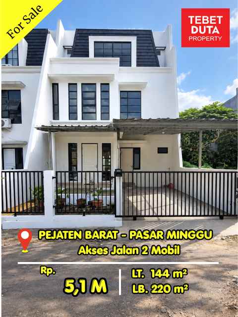 dijual rumah pejaten barat