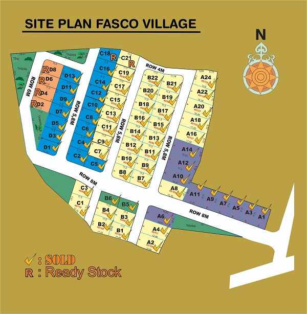 dijual rumah perum fasco village