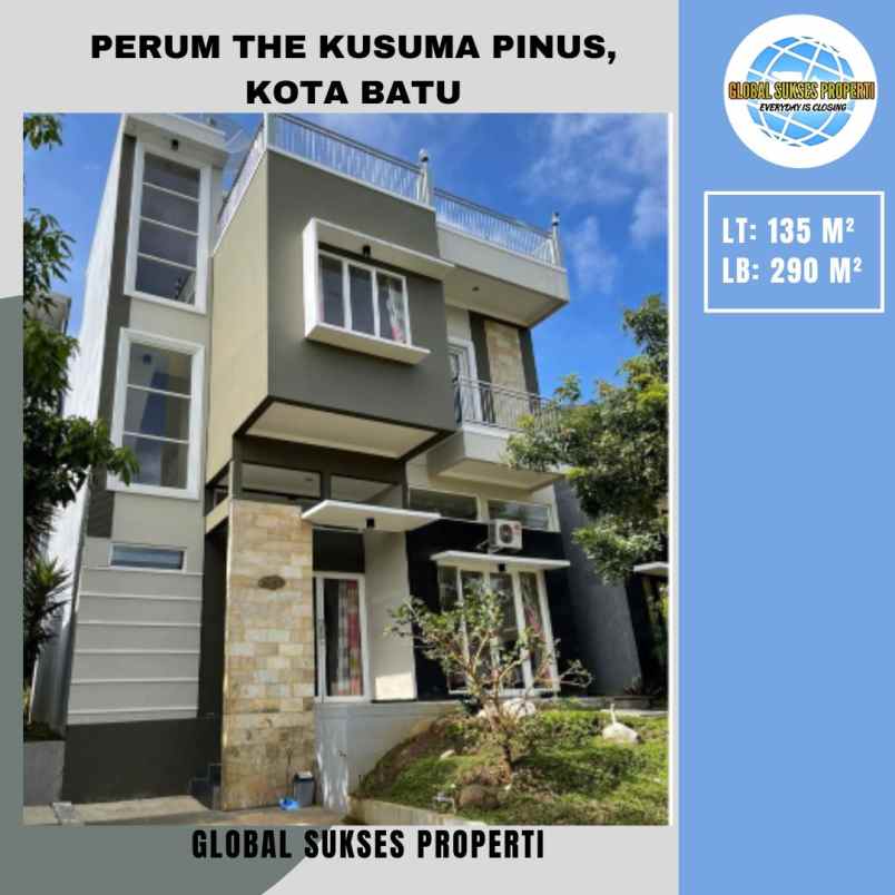 dijual rumah perum the kusuma pinus jl