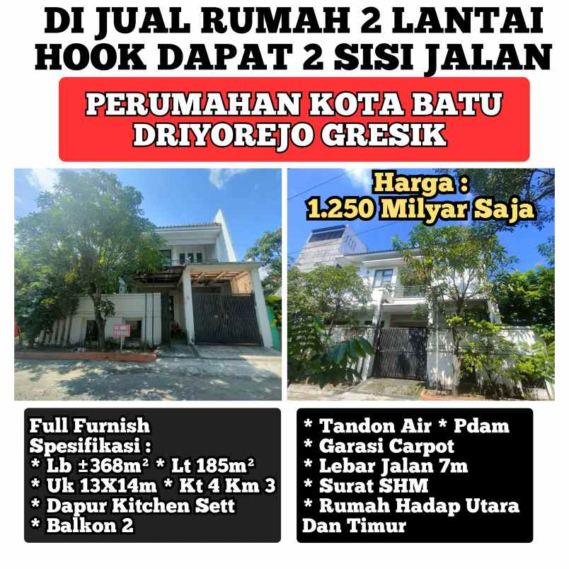 dijual rumah perumahan kota baru