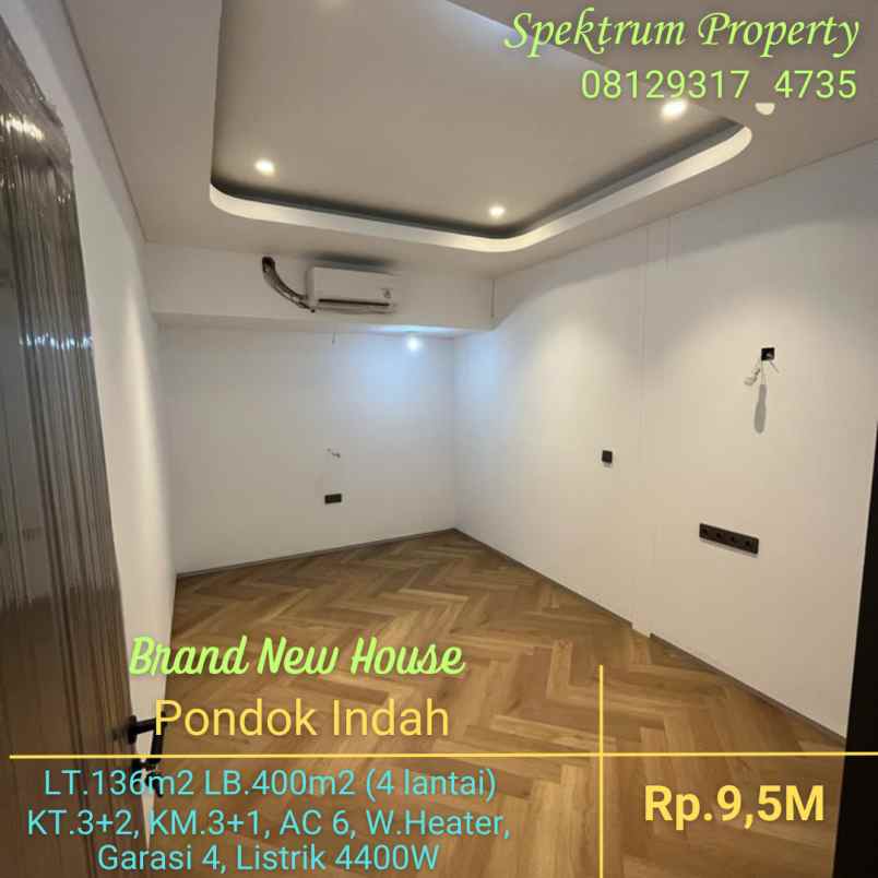 dijual rumah perumahan pondok indah