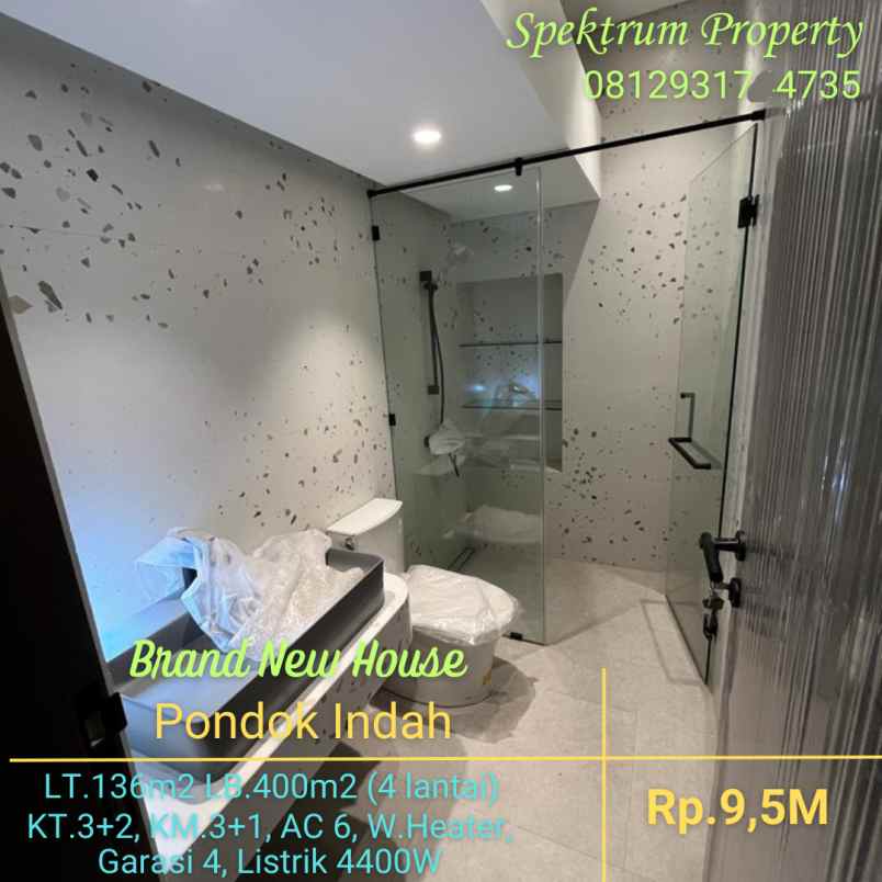 dijual rumah perumahan pondok indah