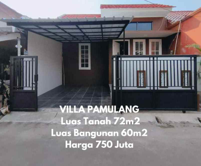 dijual rumah perumahan vila pamulang