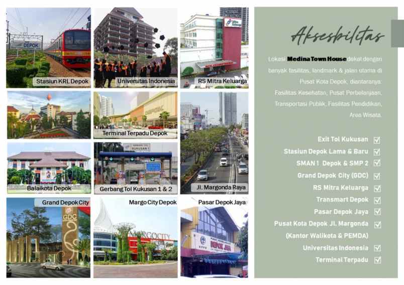 dijual rumah pitara pancoran mas depok