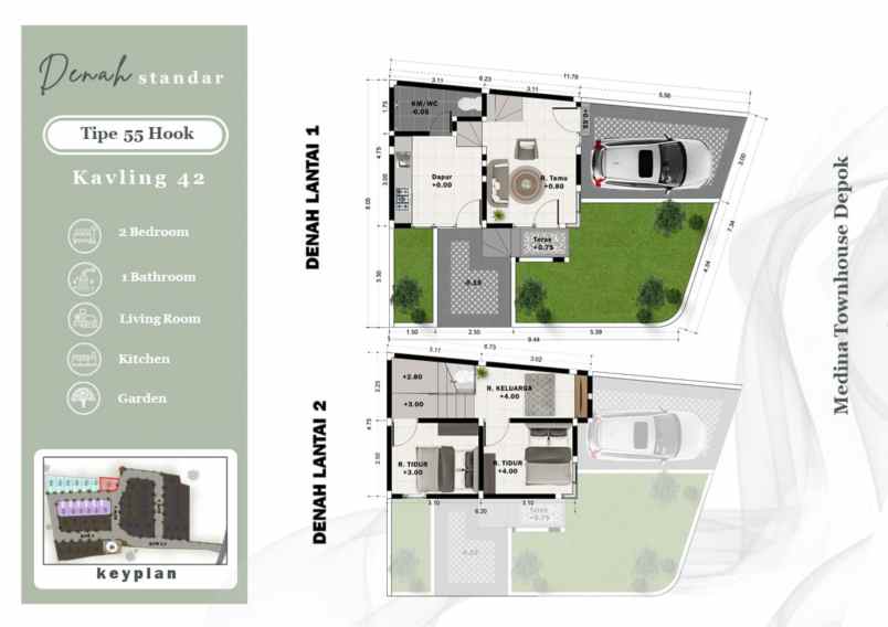 dijual rumah pitara pancoran mas depok