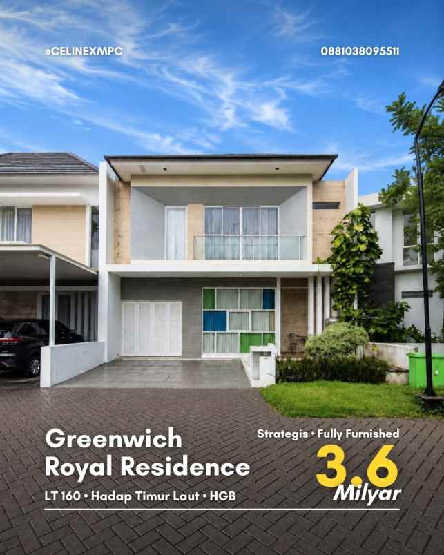 dijual rumah royal residence