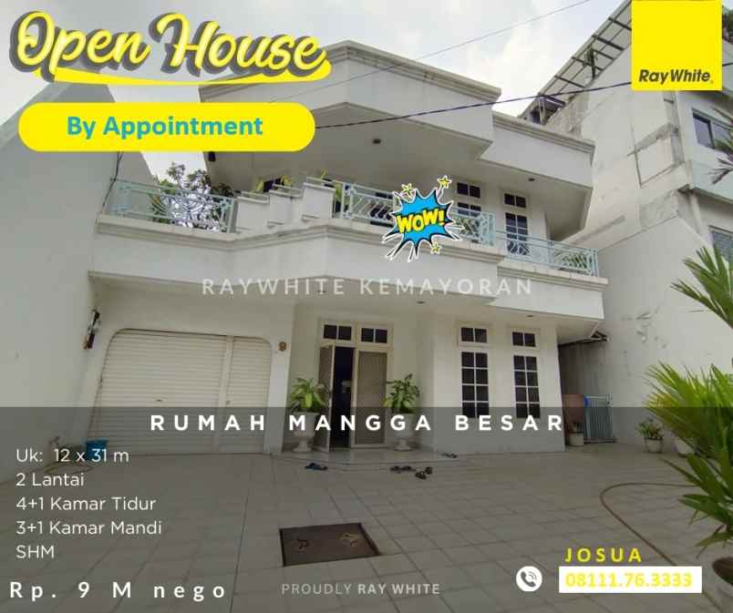 dijual rumah rumah mangga besar jakarta