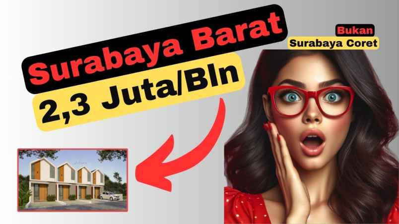 dijual rumah rumah murah surabaya barat