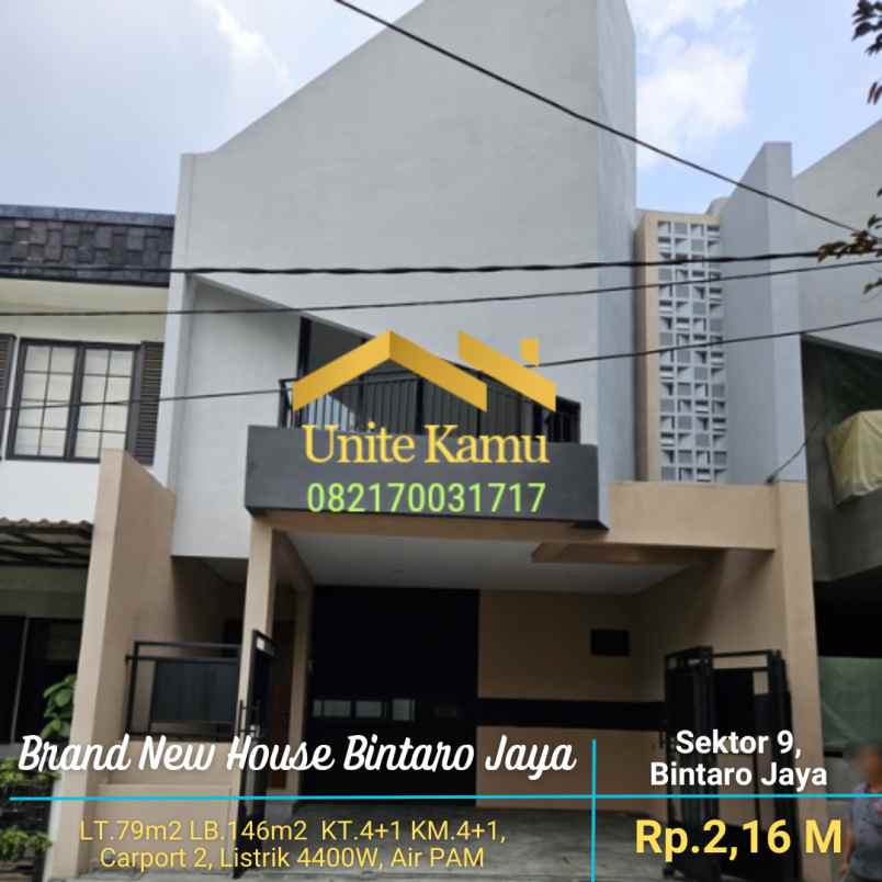 dijual rumah sektor 9 bintaro jaya