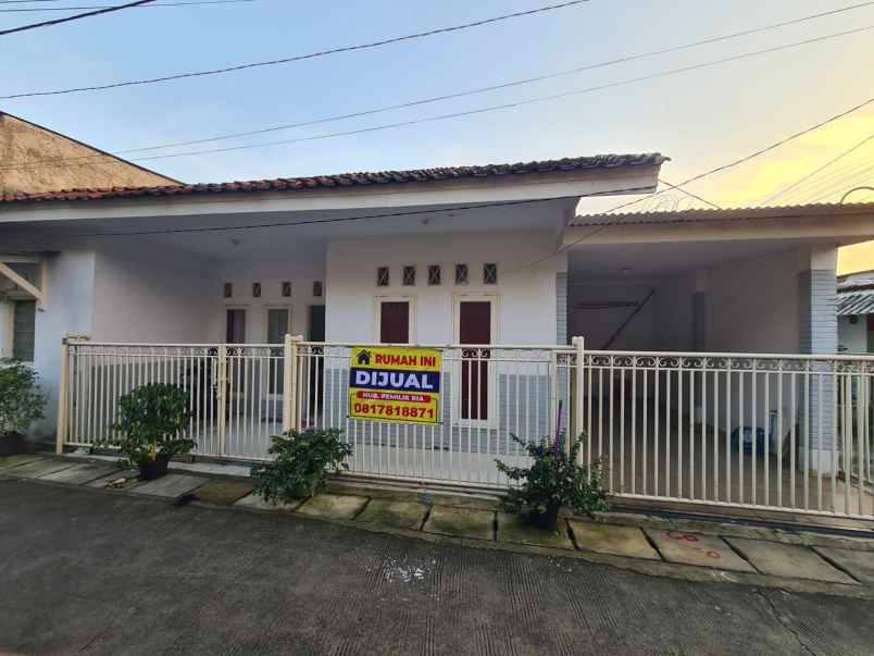 dijual rumah siap huni strategis