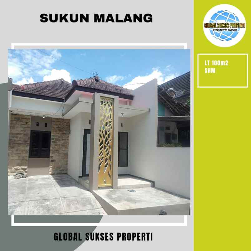 dijual rumah sukun