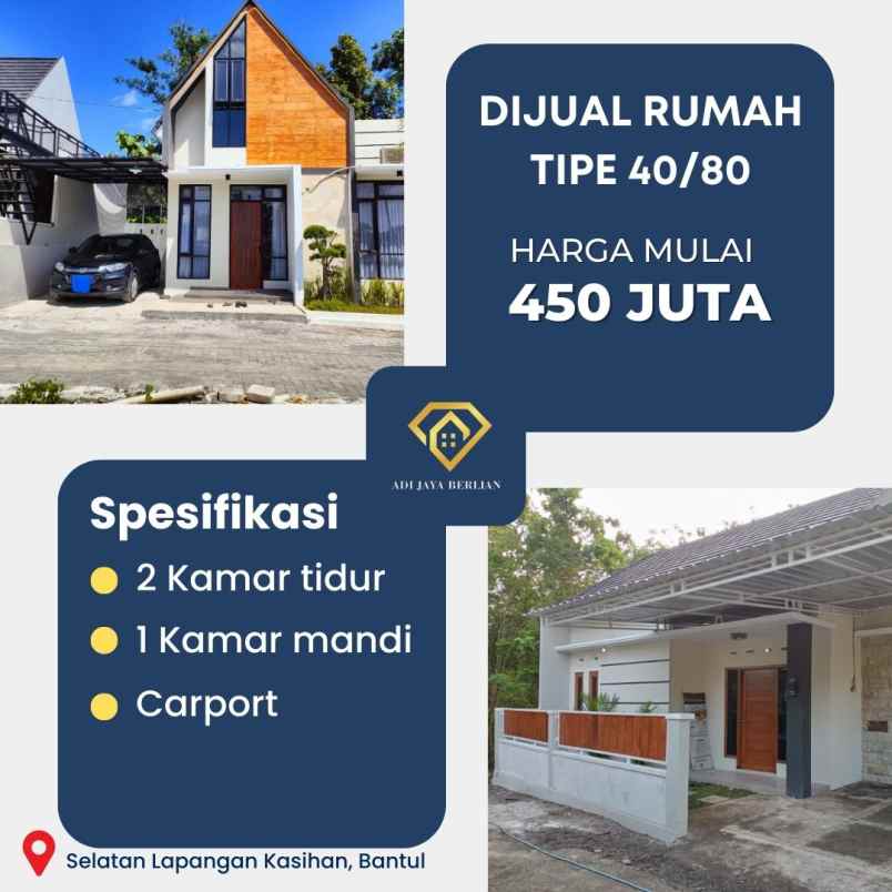 dijual rumah tamantirto kasihan bantul