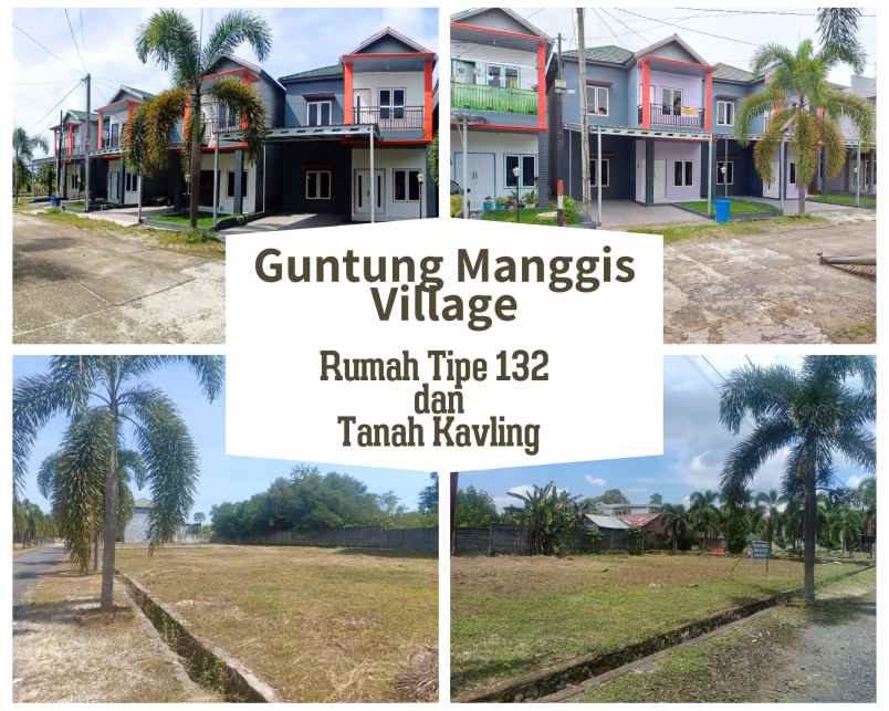 dijual rumah tipe 132 dan tanah kavling