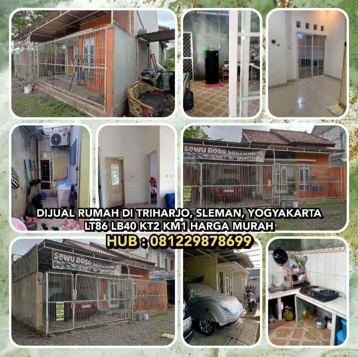 dijual rumah triharjo sleman yogyakarta