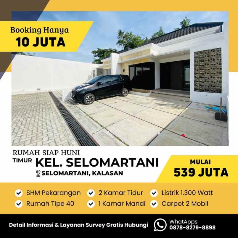 dijual rumah trukan selomartani kalasan