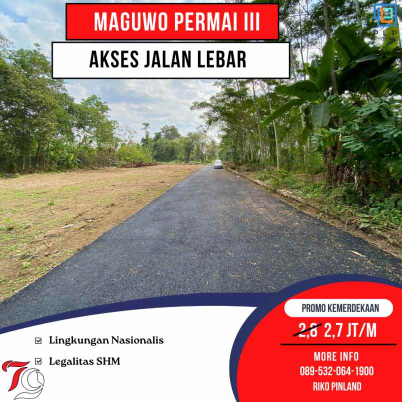 dijual tanah banjeng maguwoharjo depok