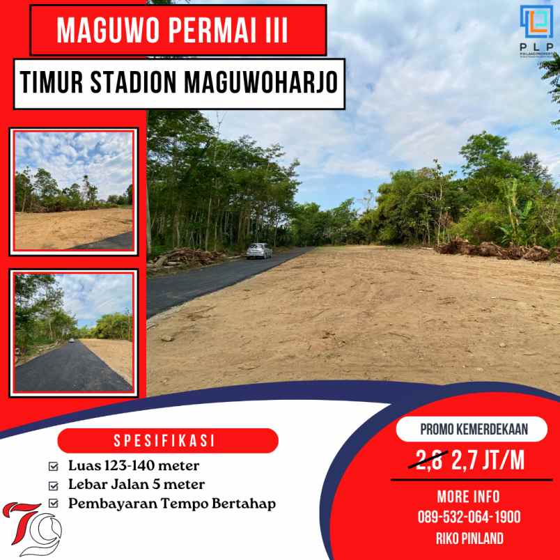 dijual tanah banjeng maguwoharjo depok