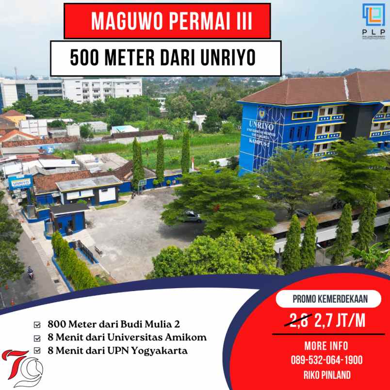 dijual tanah banjeng maguwoharjo depok