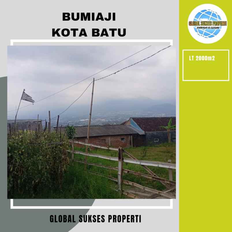 dijual tanah bumiaji