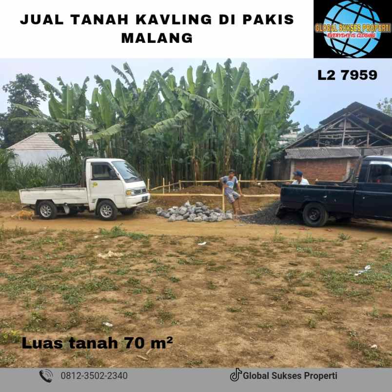 dijual tanah d pakis