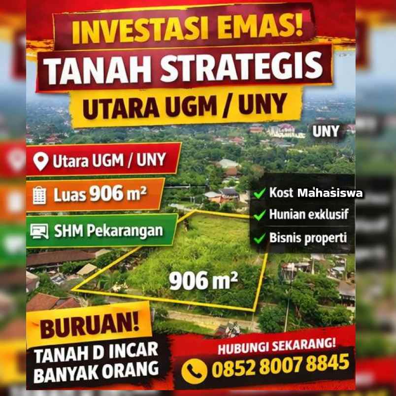 dijual tanah depok sleman