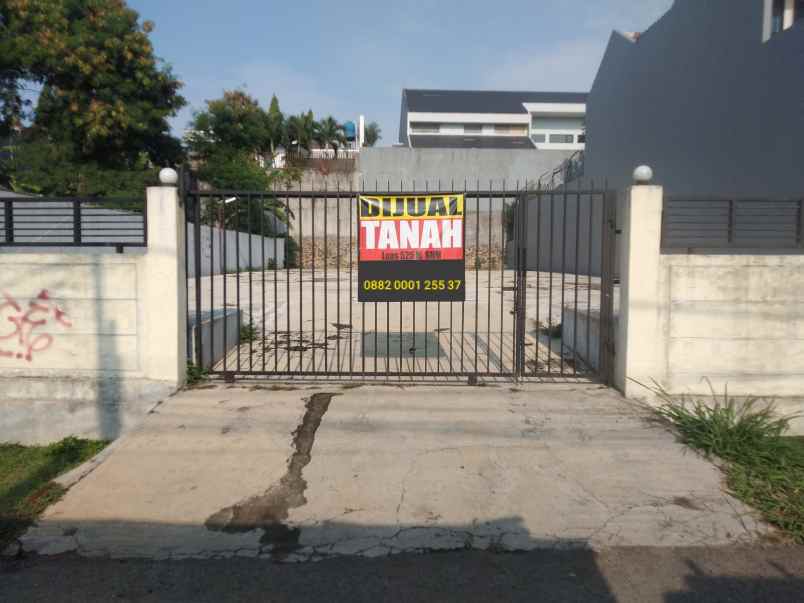 dijual tanah di lokasi perumahan exclusive area dago