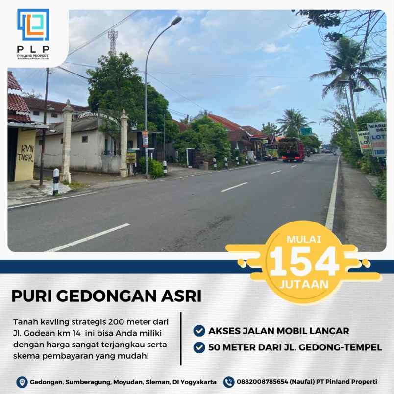 dijual tanah gedongan sumberagung