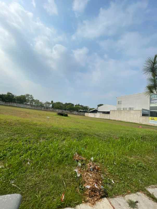 dijual tanah jalan bsd boulevard