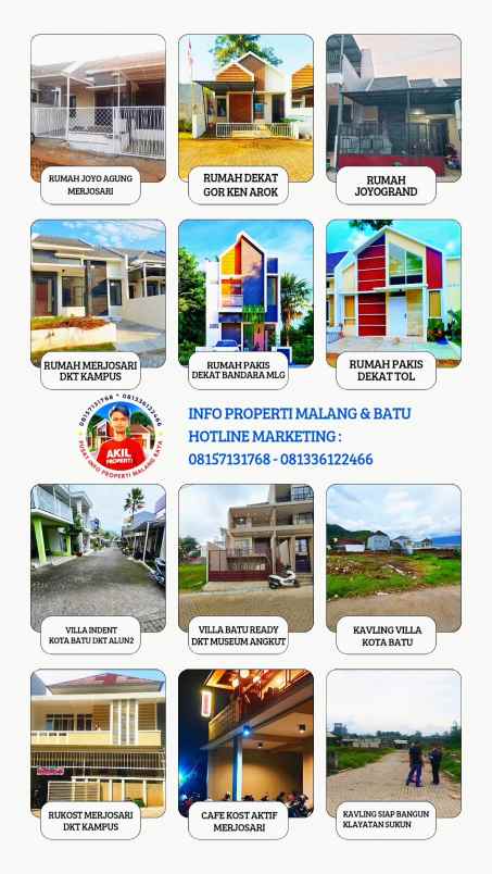 dijual tanah jalan joyo agung 2 area