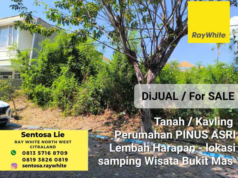 dijual tanah jalan lembah harapan