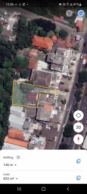 dijual tanah jalan margonda raya 299 rt