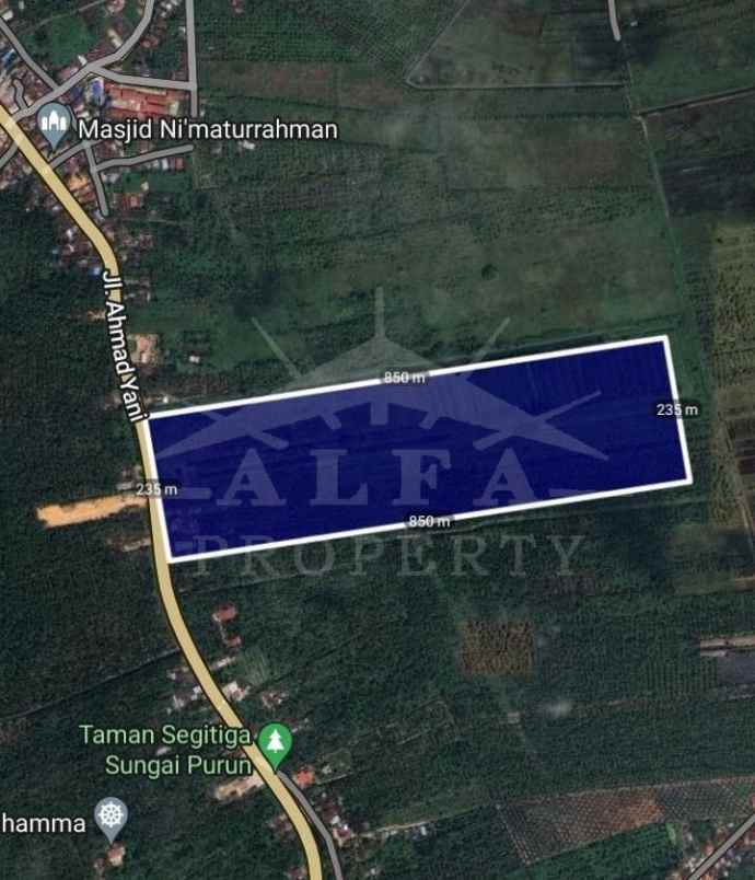 dijual tanah jalan mempawah