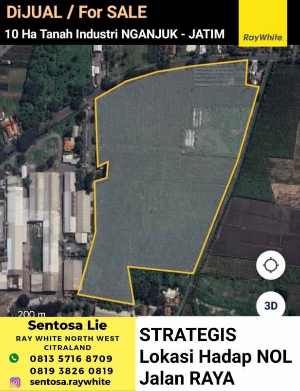 dijual tanah jalan panglima sudirman