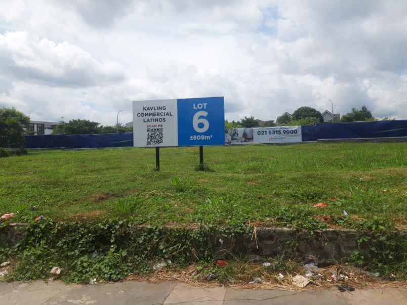 dijual tanah jalan raya boulevard rawa