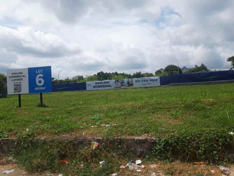 dijual tanah jalan raya boulevard rawa