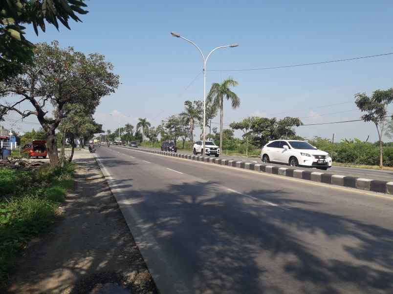 dijual tanah jalan raya gresik babat