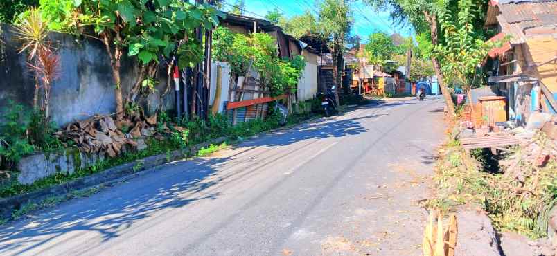 dijual tanah jalan sekar sari denpasar bali