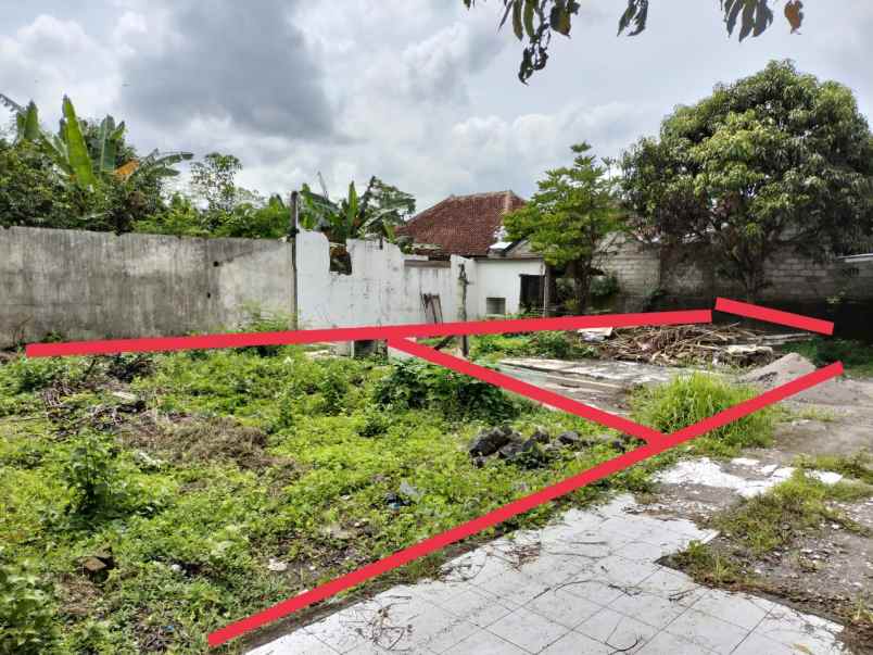 dijual tanah jl jogja solo purwomartani