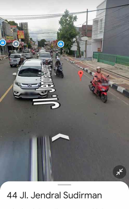 dijual tanah jl raya jendral sudirman