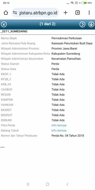 dijual tanah jl simpang cibuntu