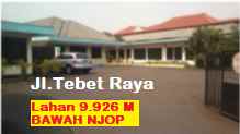 dijual tanah jl tebet raya