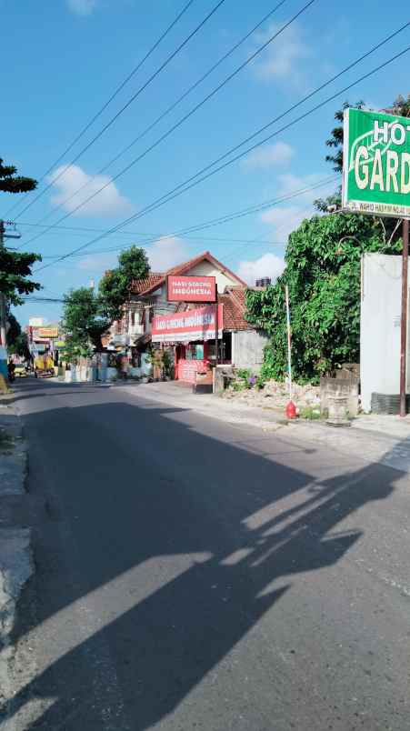 dijual tanah jl wahid hasyim no 40