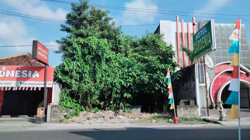 dijual tanah jl wahid hasyim no 40