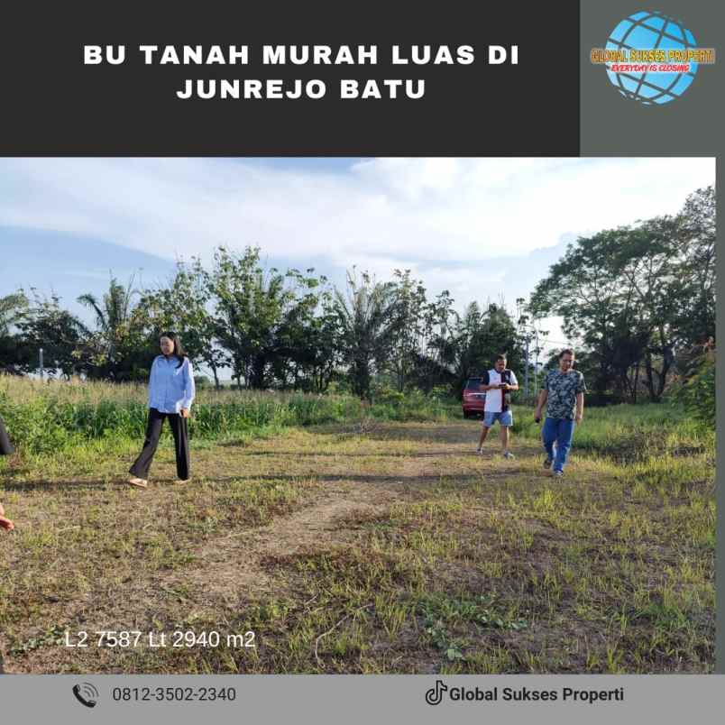 dijual tanah junrejo