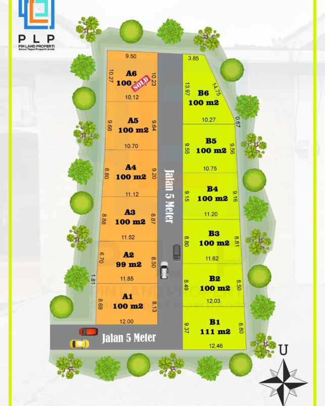 dijual tanah kalibulus bimomartani