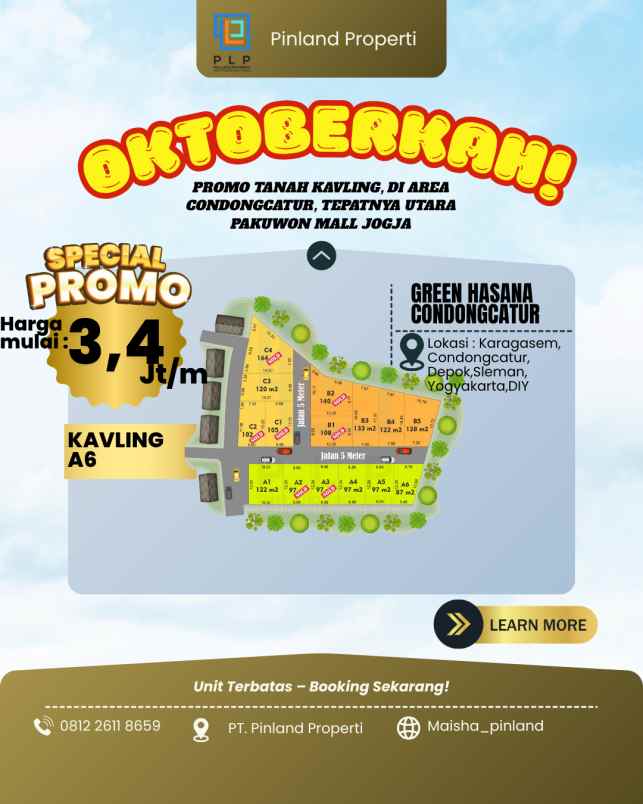 dijual tanah karangasem condongcatur